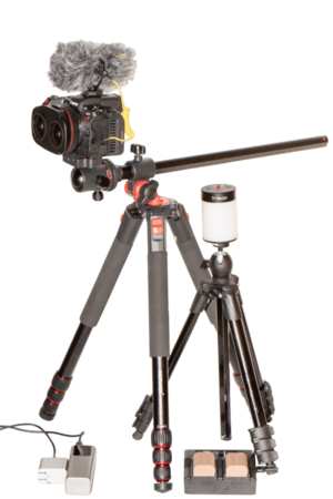 VR 180° video setup